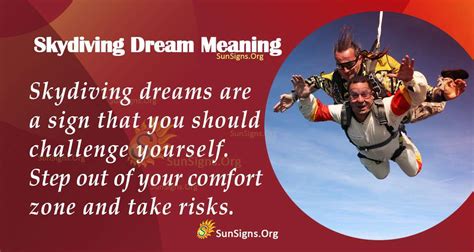 Dream Of Skydiving Meaning